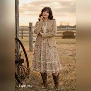 Faux Suede Women's Blazer